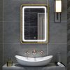 gương soi đèn led hình chữ nhật
