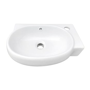 Chậu lavabo sứ treo góc LB-3210