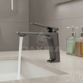 Vòi lavabo nóng lạnh xám Dakisa DLN05