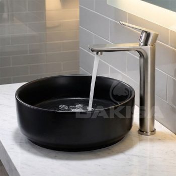 Vòi lavabo nóng lạnh inox 304 Dakisa DLNI03