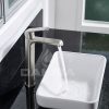 Vòi lavabo nóng lạnh inox 304 Dakisa DLNI09