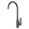 Vòi rửa chén nóng lạnh inox xám Kanto KI301