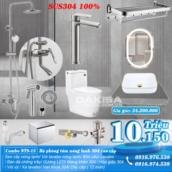 Những lý do bạn nên chọn mua combo thiết bị phòng tắm