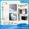 Combo phòng tắm cao cấp NTS25 - Sen cây SC23
