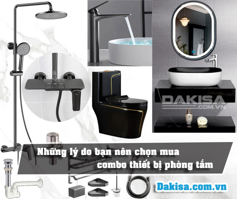 Những lý do bạn nên chọn mua combo thiết bị phòng tắm