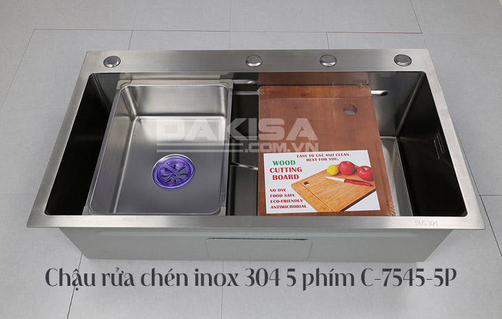 chậu rửa chén inox