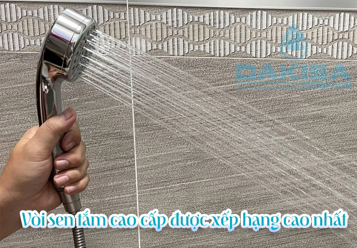 vòi sen tắm được xếp hạng cao nhất