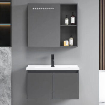 Bộ tủ lavabo nhôm LBT29A - 60cm