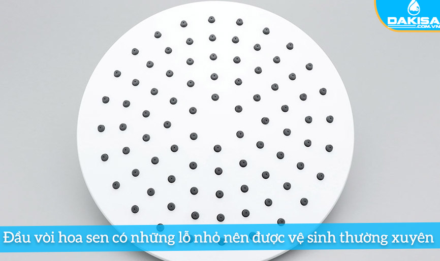 Vệ sinh đầu vòi hoa sen đúng cách đơn giản hiệu quả