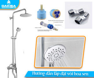 Hướng dẫn cách lắp đặt vòi hoa sen đúng cách và đơn giản