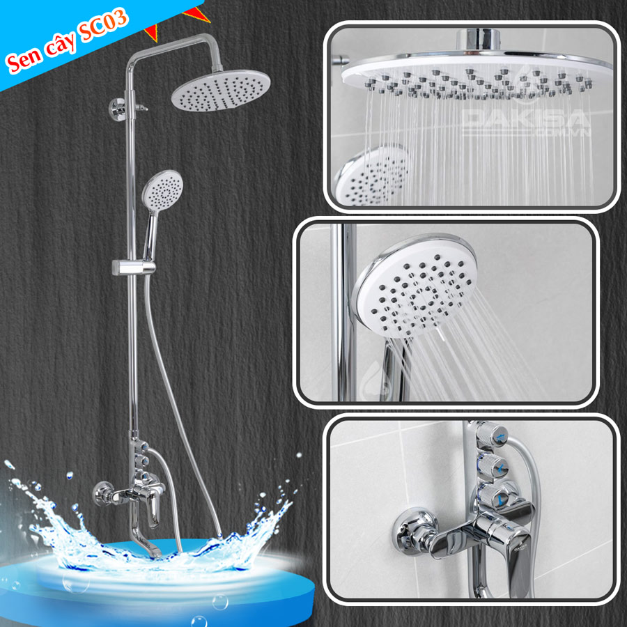 Mẫu sen cây tắm đứng cao cấp giá rẻ hiện nay bạn nên mua