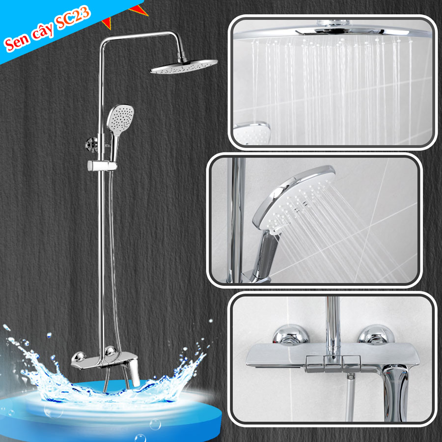 Mẫu sen cây tắm đứng cao cấp giá rẻ hiện nay bạn nên mua