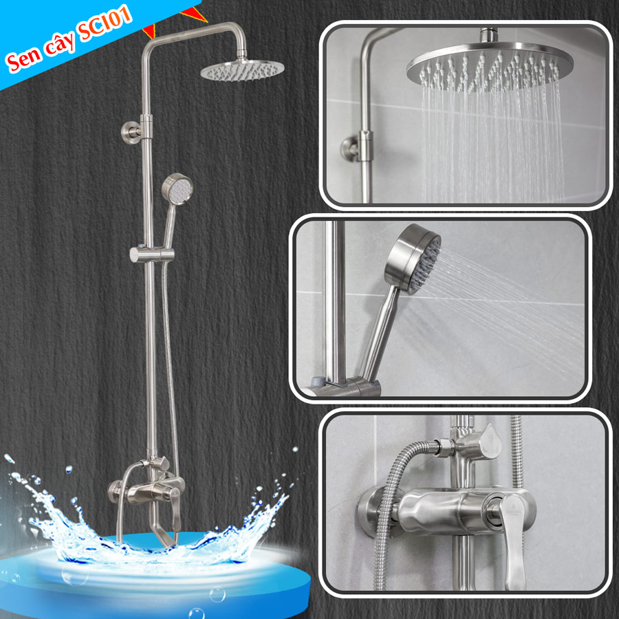 Mẫu sen cây tắm đứng cao cấp giá rẻ hiện nay bạn nên mua