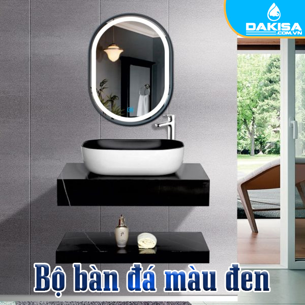 Mua bộ bàn đá lavabo 2 tầng chống trầy tại Hóc Môn Tp Hcm