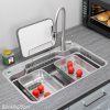 Chậu rửa chén inox 304 cao cấp Dakisa C-8248SA