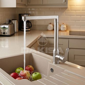 Vòi rửa chén nóng lạnh inox 304 Dakisa DCNI01